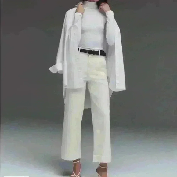 Everlane The Organic Wide Leg Pant - Picture 1 of 12